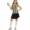TENUE D'ARBITRE SEXY (Tailles Adulte S - M Ou L) Jupe +T-shirt - Démo Vidéo