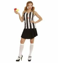 TENUE D'ARBITRE SEXY (Tailles Adulte S - M Ou L) Jupe +T-shirt - Démo Vidéo
