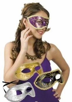 LOUP CARNAVAL VENISE (Assortiment 4 Coloris)