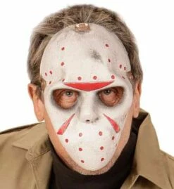 MASQUE HOCKEY HORREUR (Demi Masque En Latex) Démo Vidéo