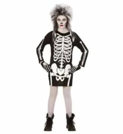 ROBE FILLE SQUELETTE (Tailles Enfants - Démo Vidéo)