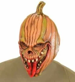 MASQUE CITROUILLE LATEX (Masque Démoniaque 3/4) Masque Latex - Démo Vidéo