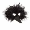 MASQUE D'OISEAU NOIR (Masque à Plumes) -Costum’Art Boutique 00580 nc 00580 a