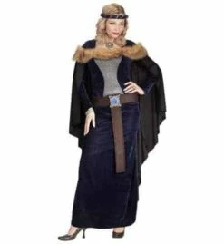 PRINCESSE DES VIKINGS (Robe, Cape, Ceinture, Coiffe) Tailles Adultes - Démo Vidéo
