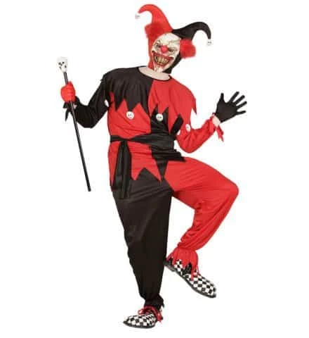 JOKER DÉMONIAQUE (Costume Noir Et Rouge) Tailles Adultes - Démo Vidéo 3 JOKER DÉMONIAQUE (Costume Noir Et Rouge) Tailles Adultes - Démo Vidéo