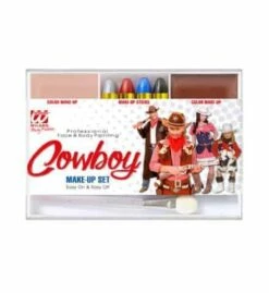 MAQUILLAGE DE COW BOY (Pack Complet, 4 Crayons)