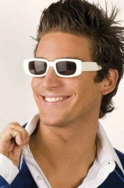 LUNETTES BLANCHES STAR (Chanteur - Célébrité)