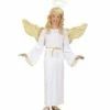 COSTUME PETIT ANGE FILLE (Robe, Ceinture Et Auréole) Tailles Enfants De 5 à 13 Ans -Costum’Art Boutique 0254 nc 0254 a