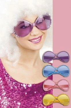 LUNETTES CHILL STRASS (Paillettes - 4 Coloris)