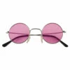 LUNETTES - ANNÉES 70 (Lunettes Rondes - Roses) Thème Hippie -Costum’Art Boutique 02591