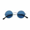LUNETTES - ANNÉES 70 (Lunettes Rondes - Bleu) Thème Hippie -Costum’Art Boutique 02592