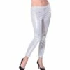 LEGGING DISCO ARGENT (Tailles Adultes) -Costum’Art Boutique 0292 nc 0292 a