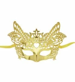 MASQUE VÉNITIEN DORÉ