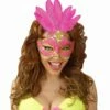 LOUP BRÉSILIEN ROSE FLUO (Masque Et Plumes Néon)