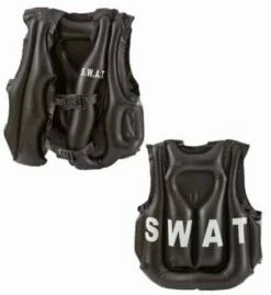 GILET PARE BALLES S.W.A.T (Gilet Gonflable Pour Enfant) Unité Police D'élite SWAT