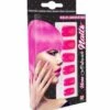 SET FAUX ONGLES ROSES (Ongles Néon Auto Adhésifs) Pack De 12 Faux Ongles