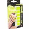 SET FAUX ONGLES JAUNES (Ongles Néon Auto Adhésifs) Pack De 12 Faux Ongles -Costum’Art Boutique 05346 nc 05346 z