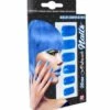 SET FAUX ONGLES BLEUS (Ongles Néon Auto Adhésifs) Pack De 12 Faux Ongles -Costum’Art Boutique 05348 nc 05348 z