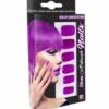 SET FAUX ONGLES VIOLETS (Ongles Néon Auto Adhésifs) Pack De 12 Faux Ongles -Costum’Art Boutique 05349 nc 05349 z
