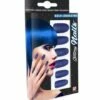 SET FAUX ONGLES BLEUS (Auto Adhésifs + Paillettes) Pack De 12 Faux Ongles -Costum’Art Boutique 05352 nc 05352 z