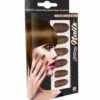 SET FAUX ONGLES CUIVRE (Auto Adhésifs + Paillettes) Pack De 12 Faux Ongles -Costum’Art Boutique 05355 nc 05355 z
