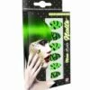 ONGLES CHAUVE SOURIS (Ongles Néon Auto Adhésifs) Pack De 12 Faux Ongles -Costum’Art Boutique 05368 nc 05368 z