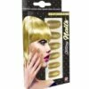 SET FAUX ONGLES DORÉS (Auto Adhésifs Iridescents) 12 Faux Ongles à Paillettes -Costum’Art Boutique 05372 nc 05372 z