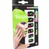 FAUX ONGLES NÉON A POIS (Ongles Néon Auto Adhésifs) Pack De 12 Faux Ongles -Costum’Art Boutique 05374 nc 05374 z
