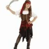 DÉGUISEMENT FILLE PIRATE (Robe, Corset, Bandeau) Tailles Enfants - Démo Vidéo -Costum’Art Boutique 055B nc 055B a
