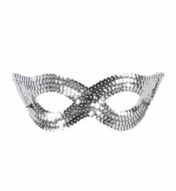 MASQUE ARGENT A SEQUINS
