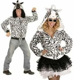 BLOUSON POLAIRE ZÈBRE (Veste Polaire à Capuche) Tailles H/F - Démo Vidéo