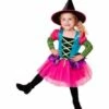 ROBE PETITE SORCIÈRE NÉON (Costume Couleurs Fluo) Tailles De 2 à 13 Ans -Costum’Art Boutique 0747 nc 0747 a