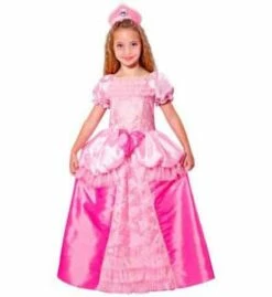 PETITE PRINCESSE LICORNE (Robe Rose Avec Coiffe) Tailles Enfants De 2 à 13 Ans