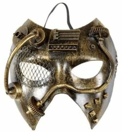 LOUP MASQUE STEAMPUNK (Couleur Cuivre)