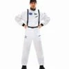HOMME ASTRONAUTE NASA (Combinaison Blanche) Tailles Adultes - Démo Vidéo -Costum’Art Boutique 1104 nc 1104 a