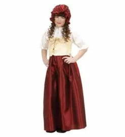 PETITE PAYSANNE MÉDIÉVALE (Robe, Corset, Chapeau) Tailles Enfants De 5 à 13 Ans