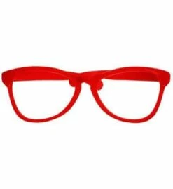 LUNETTES DE CLOWN XL (Lunettes Rouges Géantes)