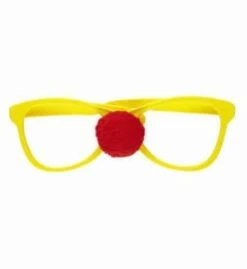 LUNETTES DE CLOWN XL (Lunettes Géantes + Nez)