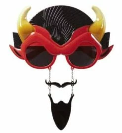 LUNETTES DU DIABLE (Cornes, Moustache Et Bouc)
