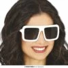 LUNETTES CARRÉES (Lunettes Blanches) -Costum’Art Boutique 16194