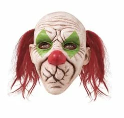 MASQUE CLOWN MUET (Masque En Latex + Cheveux)