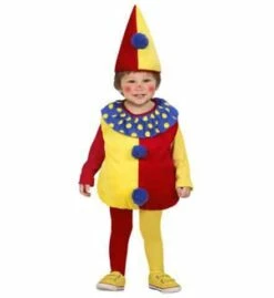 COSTUME DE MINI CLOWN (Pack De 6 Déguisements) Taille Unique 1/3 Ans