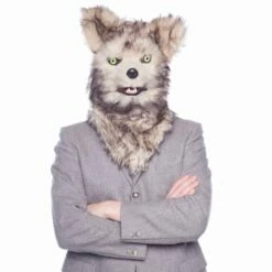 MASQUE DE LOUP ULTRA (Bouche Articulée En Parlant) Masque Hyper Réaliste