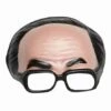MASQUE DEMI VISAGE (Cheveux Noirs + Lunettes) -Costum’Art Boutique 2651C nc 2651C a