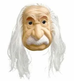 MASQUE ALBERT EINSTEIN (Cheveux Et Moustaches) Masque En Plastique EVA