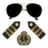 SET CAPITAINE DE MARINE (Pack 3 Pièces) 1 SET CAPITAINE DE MARINE (Pack 3 Pièces) -Costum’Art Boutique 33203