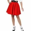 JUPE ROUGE ROCK'N'ROLL (Tailles Adultes - Démo Vidéo) -Costum’Art Boutique 33671 nc 33671 a