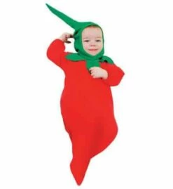 SAC A DODO PIMENT (Déguisement Bébé 0-9 Mois)