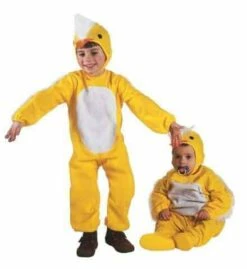 DÉGUISEMENT DE POUSSIN (Pack 6 Costumes Enfants) Tailles 2/3 Ans Et 3/4 Ans