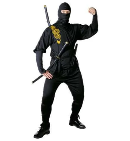 DÉGUISEMENT DE NINJA (Costume Et Accessoires) Tailles Adultes 3 DÉGUISEMENT DE NINJA (Costume Et Accessoires) Tailles Adultes